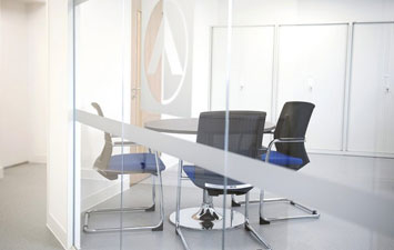 Office partitioning in an office refurbishment by Procol