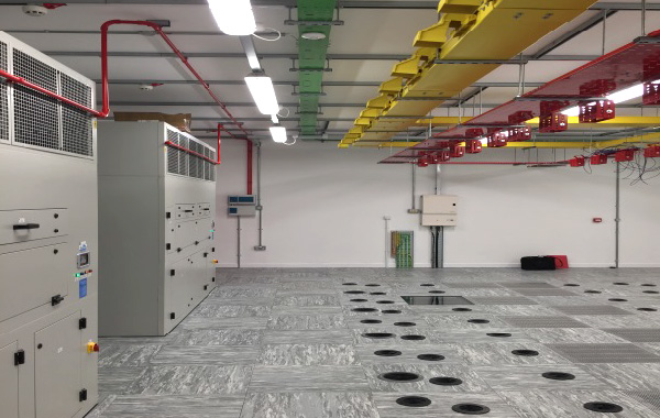 Completed fit out of a data centre