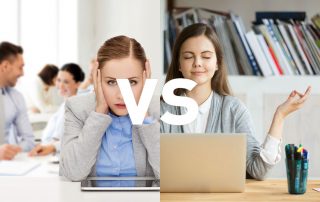 Noisy office vs quiet office